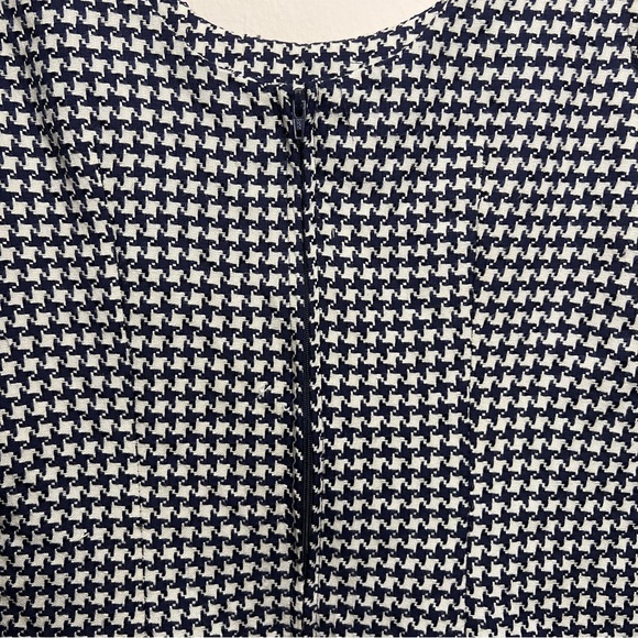 Vintage Black and White Houndstooth Jumper Dress - Picture 3 of 8